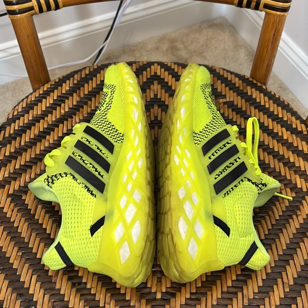 Adidas Ultraboost Web DNA Solar Yellow